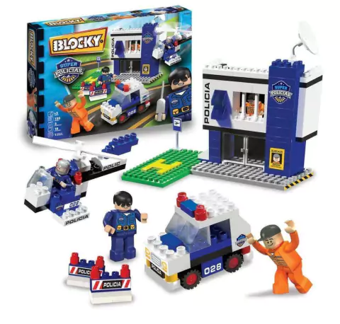 Blocky Policia 150pz