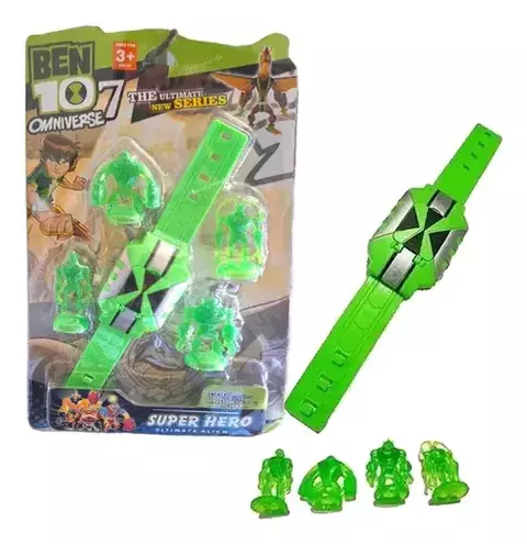 Reloj Ben 10 con 4 Munecos