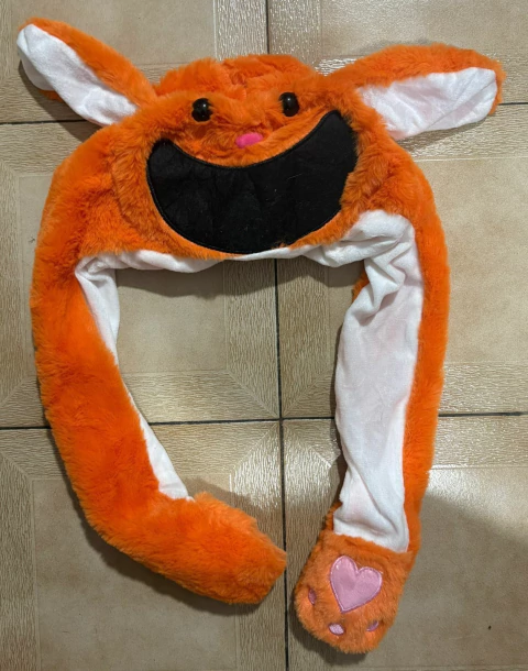 Gorro Levanta Orejas Smiling Critter Naranja