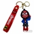 Llavero Goma Spiderman Rojo Capucha Negra