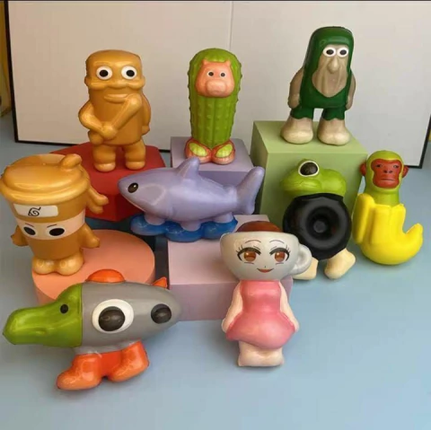 Muñecos Squishy Brain Rot X12 A