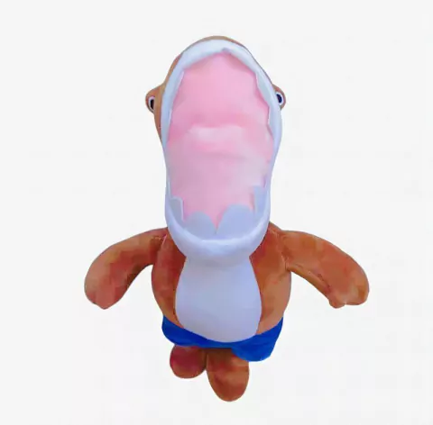 Peluche Stumble Guys Tiburon Marron