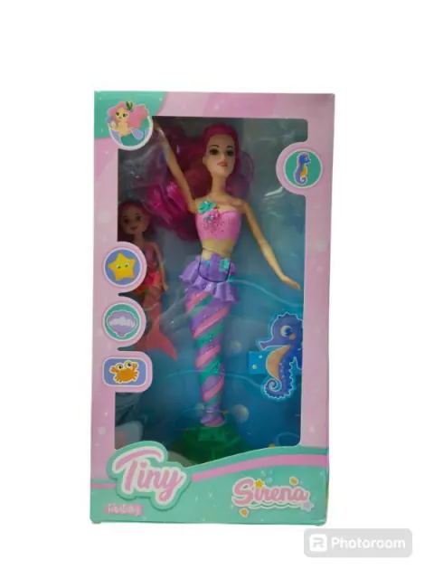 Muñeca Tiny Sirena con Mini Sirena 0010
