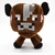 Llavero Peluche Toro Marron Minecraft