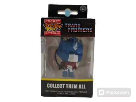 Llavero en Caja Transformers Azul