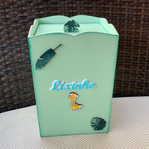 lixinho de fralda, kit bebê safari