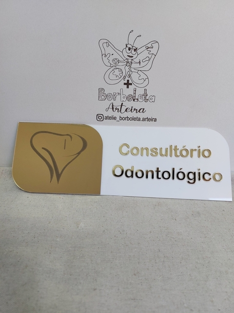 Kit 3 placas de identificação para porta, empresa, escritório. - (cópia)