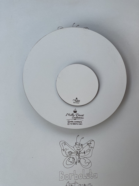 Cake board Mdf branco 6mm personalizado