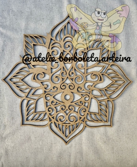 Mandala Mão de Hansa detalhada