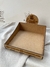 Kit com 10 Displays expositores para cookie, doces, brownies tamanho 15x20cm em Mdf Cru