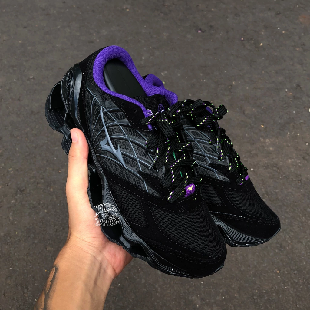 Mizuno Prophecy LS Nacional "Preto/Flor de Lótus"
