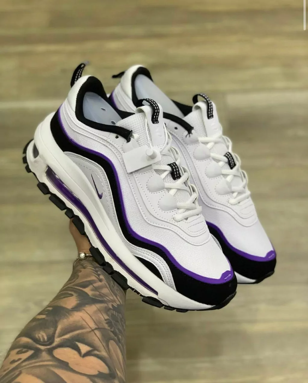 Nike Air Max 97 futura - Branco/roxo