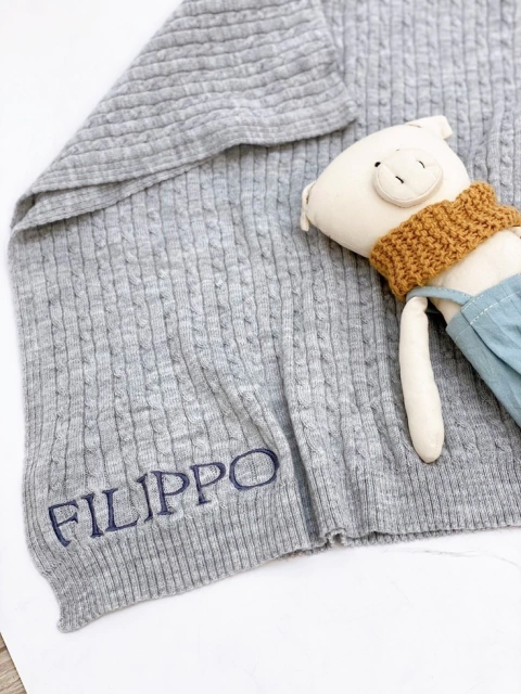 MANTA OLIVIA PETIT GRIS