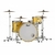 Batería Pearl Wood-Fiberglass 3 Cuerpos Sin Fierros 26"x14" Gold