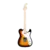 Guitarra Eléctrica SX Telecaster Hollow Body Ash Sunburst