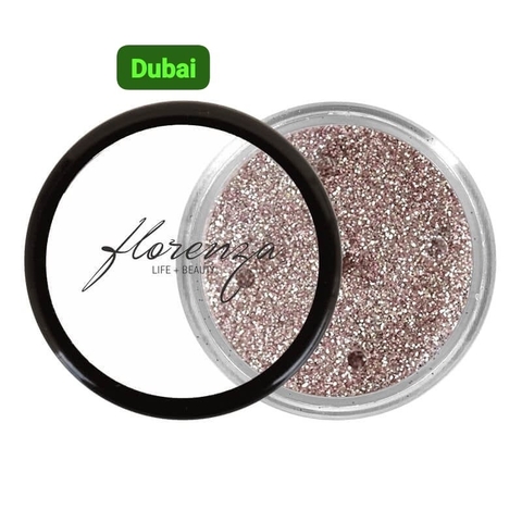 Glitter cor Dubai - Coleção Volta ao Mundo - Florenza