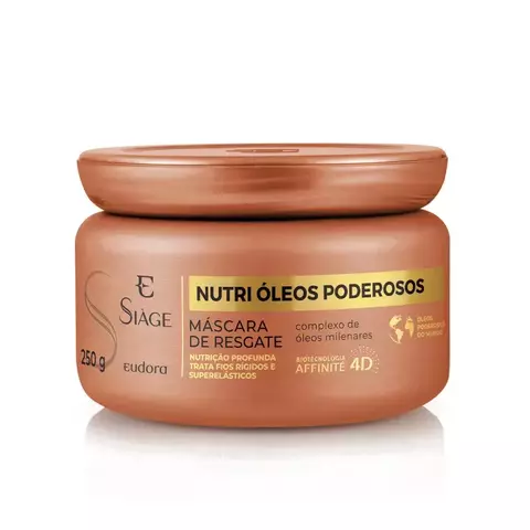 Máscara Capilar Siàge - Nutri Óleos Poderosos 250g - Eudora