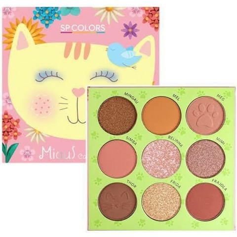 Paleta de sombras 9 cores - Miaus Cats Collection - Sp Colors - comprar online