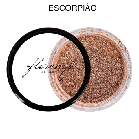 Glitter cor Escorpião - Coleção Zodíaco - Florenza