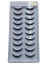 CARTELA DE CILIOS MINK 8D10- 10 PARES - FIX MAIS