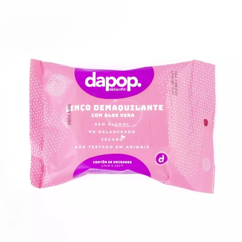 LENÇO DEMAQUILANTE - ALOE E VERA - DAPOP - comprar online