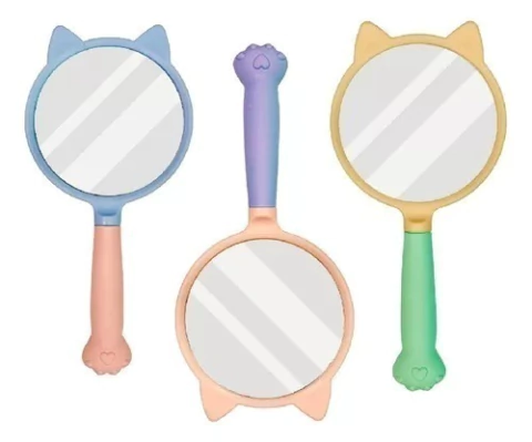 ESPELHO DE MÃO - GATINHO COM PATINHA