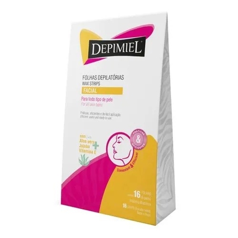 Folha Depilatória Facial - Com 16 Folhas - Depimiel