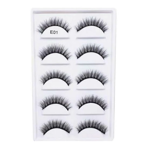 CILIOS PROFISSIONAIS - E01 - 5 PARES - comprar online