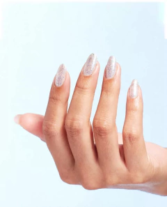 Opi Nature Strong Vegano Tradicional Azul Glitter