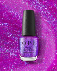 Opi Esmalte Nail Lacquer Tradicional Coleccion Big Zodiac Energy Feelin’ Libra-ted Violeta Brilloso, dura 7 dias