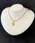 Colar Cruz Com Ponto de Luz - Banhado a Ouro 18k