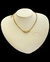 Colar Cordão Rabo de Rato 3mm com Esferas - Banhado a Ouro 18k - comprar online