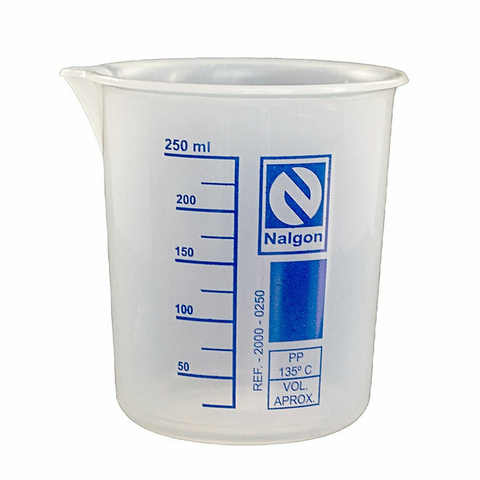 COPO BECKER NALGON 250ML PP GRADUADO - 200010