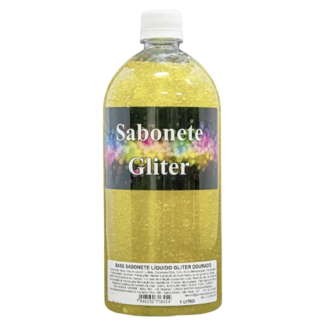 BASE SABONETE LIQUIDO OURO GLITTER YA 1 LITRO 060171