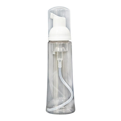 PET MOUSSE TRANSPARENTE COM VALVULA ESPUMADORA 100ML - 020399