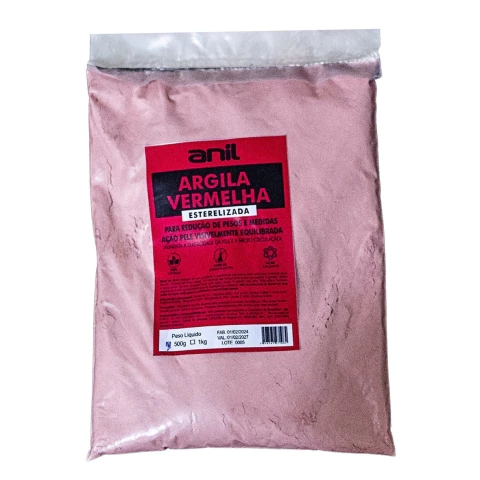 ARGILA AMAZ. VERMELHA COSM. 500GR - 230119