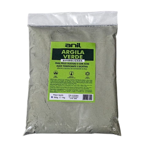 ARGILA AMAZ. VERDE COSM. 500GR - 230122