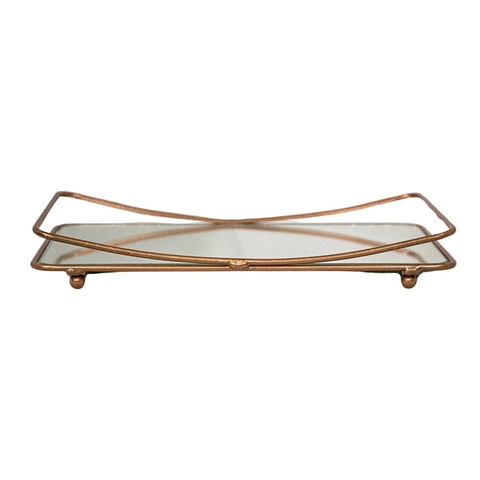 BANDEJA DE FERRO CAPRI BRONZE 22x12 - F1085