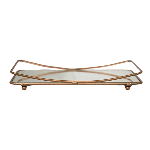 BANDEJA DE FERRO CAPRI BRONZE 22x12 - F1085