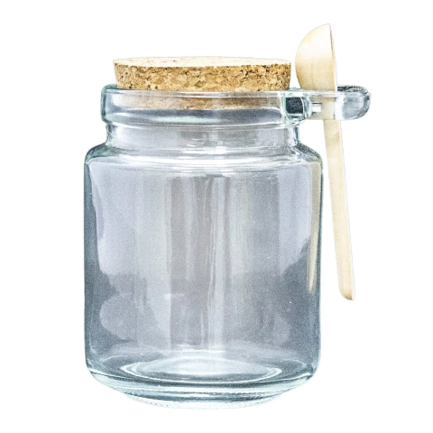 PORTA TEMPERO C/ COLHER DE BAMBU (255ML) - 180809