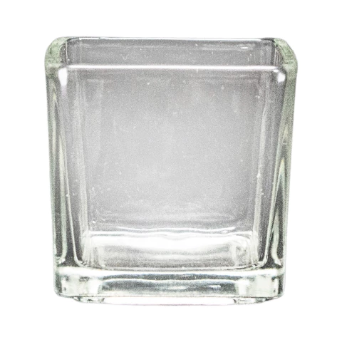 PORTA VELA DE VIDRO 5X5cm- 180112