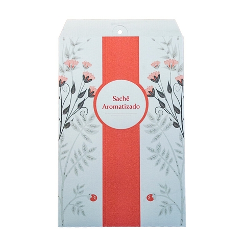 SACHE DE PAPEL FLORAL - 050154