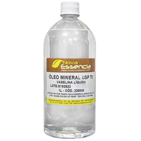 ÓLEO MINERAL 70 USP (VASELINA LIQ.) 1LT - 230049