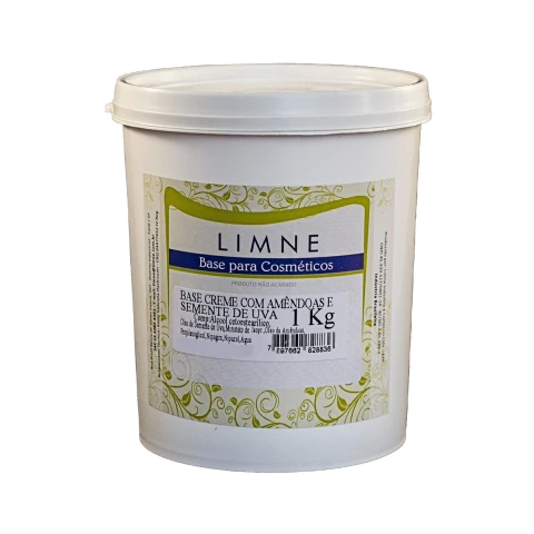 BASE CREME HIDRATANTE CORPORAL AMÊNDOAS/SEMENTE DE UVA 1x1 LM 1KG - 060078