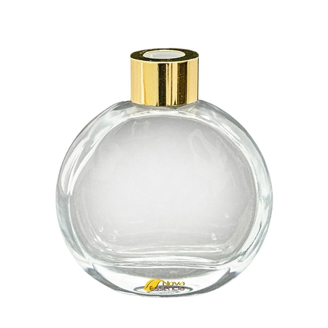 FRASCO MINI OVAL 150ML COM TAMPA E BATOQUE - 040897