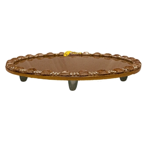 BANDEJA BASE REDONDA ROSE 15x15 - 041113