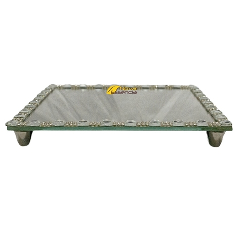 BANDEJA BASE QUADRADA PRATA 15x15 - 044001