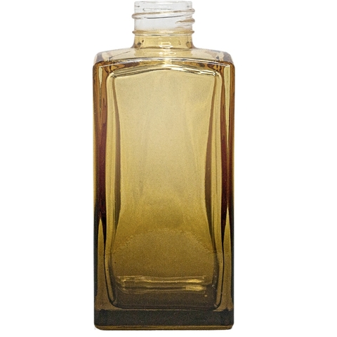 FRASCO SQUARE MARROM OURO R.28 250ML - 020188