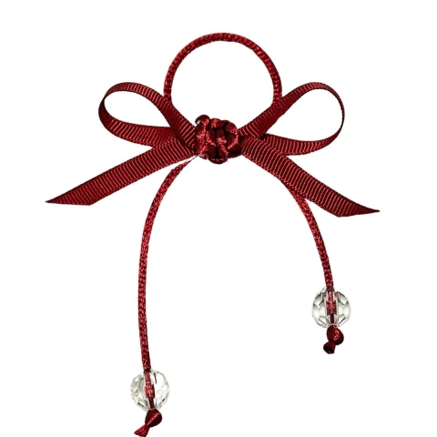 LAÇO COM PINGENTE COR VINHO - 050165