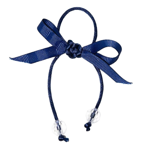 LAÇO COM PINGENTE COR AZUL MARINHO - 050165